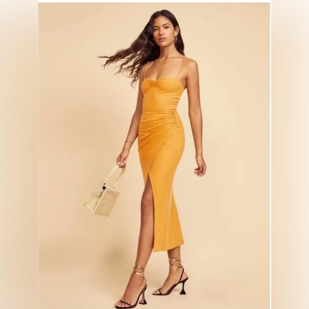 Elegant Mustard Yellow Dress